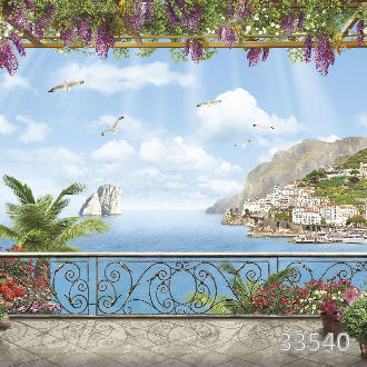 Балкон с видом на залив