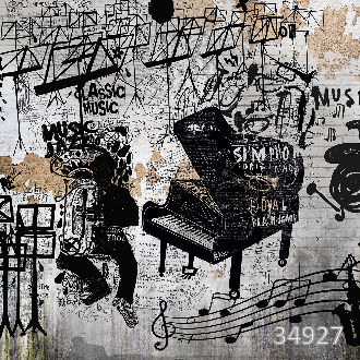 Music graffiti