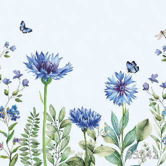 Полевые васильки