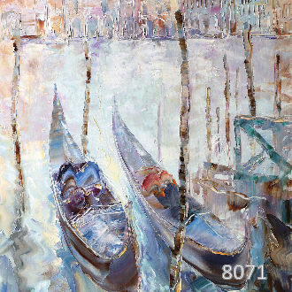 Венеция. Гондолы у причала